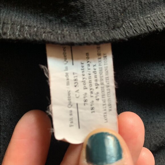 EVE LAVOIE - Asymmetrical short sleeveless dress black and burgundy  horse print - Picture 12 of 12